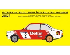 Decal – Ford Escort RS 1800 „Belga“ Škoda rally 1981